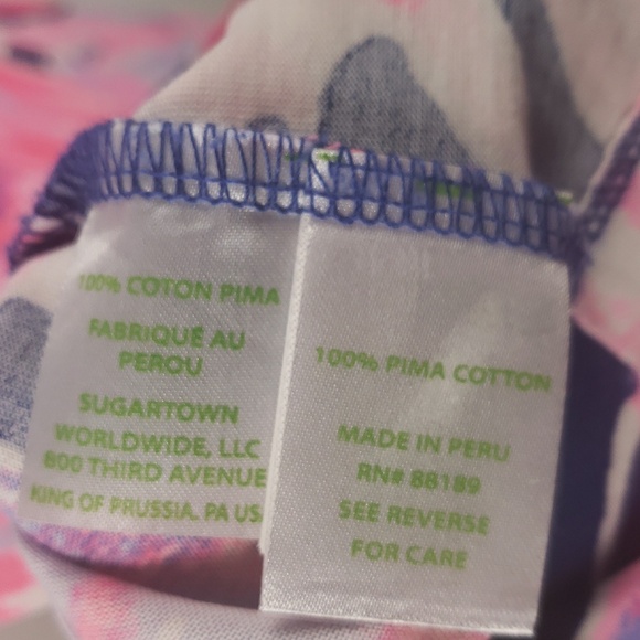 Lilly Pulitzer MERRIT DRESS True Blue Paradise Point Size Xs - Picture 6 of 7